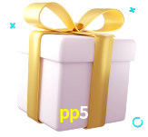 Receba seus bônus de boas-vindas no pp5